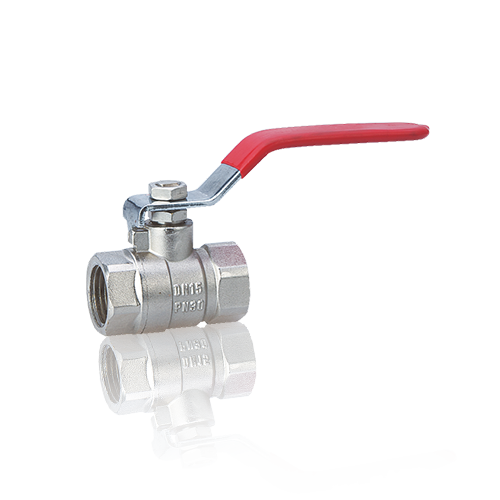 F-F Brass Ball Valve with Steel Long Lever ART 60621