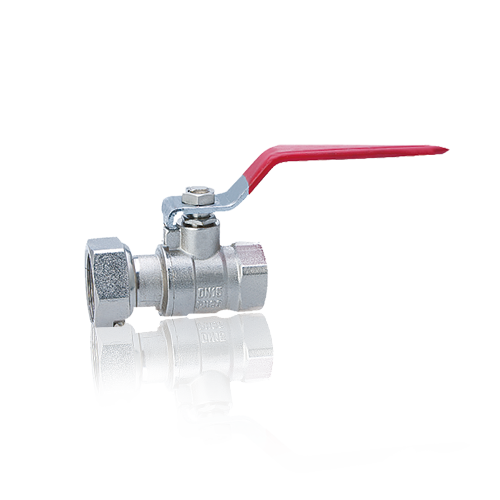 Brass Ball Valve with Swivel Nut with Steel Long Lever ART 60632