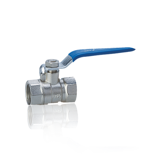 F-F Brass Ball Valve , Reduce Port with Steel Long Lever ART60821