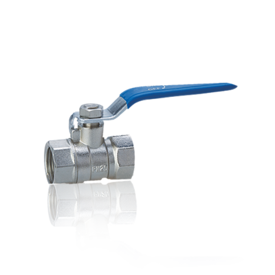 F-F Brass Ball Valve , Reduce Port with Steel Long Lever ART60821