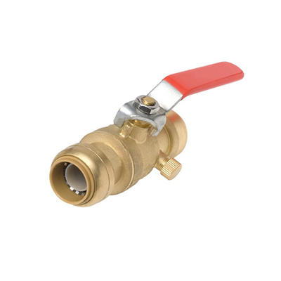 Push-fit Ball Valve with Drain