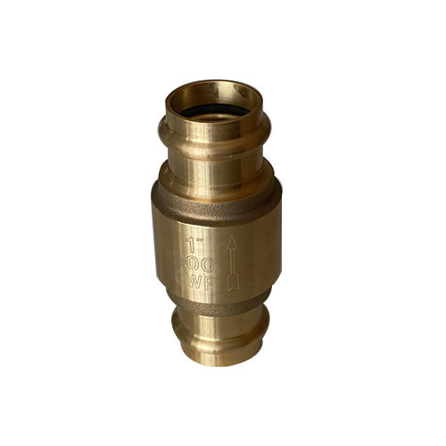 Forged Lead Free DZR Brass Press-Fit Inline Check Valve-ART-3078