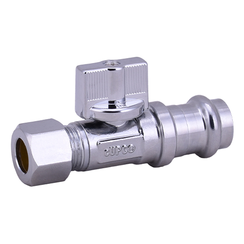 37335 1/4 Turn  Press x OD Straight Shut Off Valve
