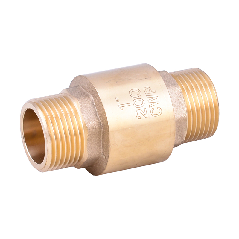 Forged Lead Free DZR Brass G-Thread Inline Check Valve