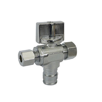 Brass angle valves are plumbing fittings